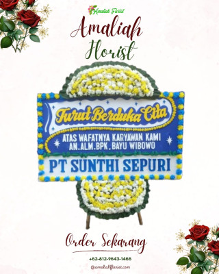 Papan Bunga Duka di Lubuk Raya