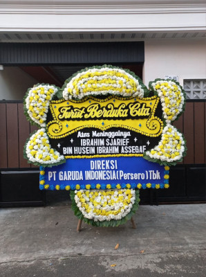 Papan Bunga Duka di Lubuk Raya