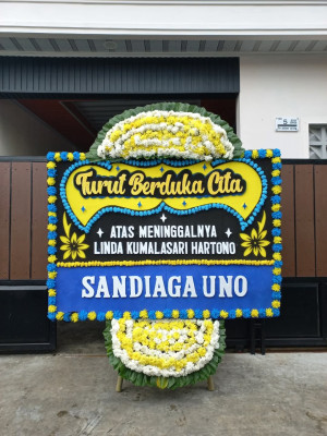 Papan Bunga Duka di Lubuk Raya